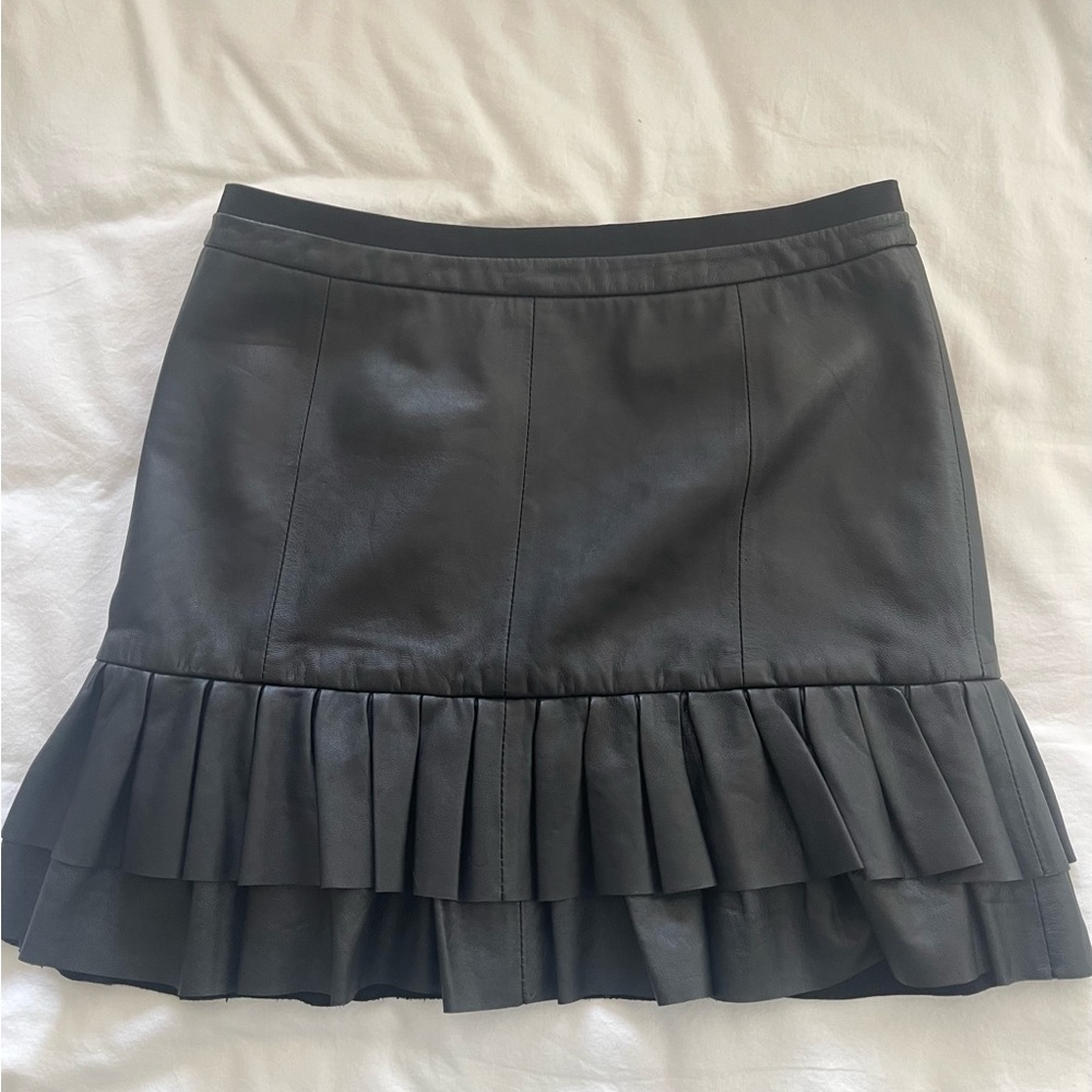 Geren Ford lamb leather skirt worn once
